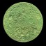 TRUE MOON GREEN DREAM (small) Niobium Multicolor Coin Round High relief 3D effect 